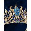 imageSWEETV Zodiac Crown Tiara for Women Crystal Queen Crown Wedding Headpiece for Bride Rhinestone Princess Gold Tiara for Birthday Quinceanera Pageant PromLibra