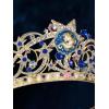 imageSWEETV Zodiac Crown Tiara for Women Crystal Queen Crown Wedding Headpiece for Bride Rhinestone Princess Gold Tiara for Birthday Quinceanera Pageant PromVirgo