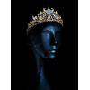 imageSWEETV Zodiac Crown Tiara for Women Crystal Queen Crown Wedding Headpiece for Bride Rhinestone Princess Gold Tiara for Birthday Quinceanera Pageant PromLibra