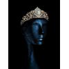 imageSWEETV Zodiac Crown Tiara for Women Crystal Queen Crown Wedding Headpiece for Bride Rhinestone Princess Gold Tiara for Birthday Quinceanera Pageant PromLeo