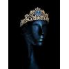 imageSWEETV Zodiac Crown Tiara for Women Crystal Queen Crown Wedding Headpiece for Bride Rhinestone Princess Gold Tiara for Birthday Quinceanera Pageant PromPisces