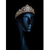 imageSWEETV Zodiac Crown Tiara for Women Crystal Queen Crown Wedding Headpiece for Bride Rhinestone Princess Gold Tiara for Birthday Quinceanera Pageant PromCancer