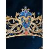 imageSWEETV Zodiac Crown Tiara for Women Crystal Queen Crown Wedding Headpiece for Bride Rhinestone Princess Gold Tiara for Birthday Quinceanera Pageant PromAries