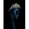 imageSWEETV Zodiac Crown Tiara for Women Crystal Queen Crown Wedding Headpiece for Bride Rhinestone Princess Gold Tiara for Birthday Quinceanera Pageant PromSagittarius