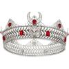 imageSWEETV Animal Totem King Crown for Men and WomenMetal Tiara Costume Hair Accessories for Knight Witch Gothic HalloweenWolf 1 Antique Silver