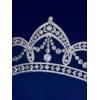 imageSWEETV Dante Enchanted Leaf TiaraCrowns for Women Zircon Queen Crown Wedding Tiaras for Bride Princess Tiara Headpieces Headband for Birthday Quinceanera Pageant PromIphigenia