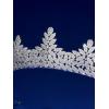 imageSWEETV Dante Enchanted Leaf TiaraCrowns for Women Zircon Queen Crown Wedding Tiaras for Bride Princess Tiara Headpieces Headband for Birthday Quinceanera Pageant PromDante Enchanted Leaf