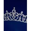 imageSWEETV Dante Enchanted Leaf TiaraCrowns for Women Zircon Queen Crown Wedding Tiaras for Bride Princess Tiara Headpieces Headband for Birthday Quinceanera Pageant PromAdelaide Regal