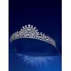 imageSWEETV Dante Enchanted Leaf TiaraCrowns for Women Zircon Queen Crown Wedding Tiaras for Bride Princess Tiara Headpieces Headband for Birthday Quinceanera Pageant PromIqra Regal Laurel