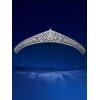 imageSWEETV Dante Enchanted Leaf TiaraCrowns for Women Zircon Queen Crown Wedding Tiaras for Bride Princess Tiara Headpieces Headband for Birthday Quinceanera Pageant PromDolcissimo Eternal Zircon