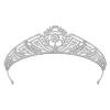 imageSWEETV Dante Enchanted Leaf TiaraCrowns for Women Zircon Queen Crown Wedding Tiaras for Bride Princess Tiara Headpieces Headband for Birthday Quinceanera Pageant PromConsuela