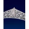 imageSWEETV Dante Enchanted Leaf TiaraCrowns for Women Zircon Queen Crown Wedding Tiaras for Bride Princess Tiara Headpieces Headband for Birthday Quinceanera Pageant PromDolcissimo Eternal Zircon