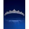 imageSWEETV Dante Enchanted Leaf TiaraCrowns for Women Zircon Queen Crown Wedding Tiaras for Bride Princess Tiara Headpieces Headband for Birthday Quinceanera Pageant PromCory Majestic Vine