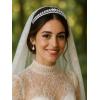 imageSWEETV Wyatt Butterfly TiaraCrowns for Women Zircon Queen Crown Wedding Tiaras for Bride Princess Tiara Headpieces Headband for Birthday Quinceanera Pageant PromSofia Zircon Laurel