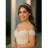 imageSWEETV Wyatt Butterfly TiaraCrowns for Women Zircon Queen Crown Wedding Tiaras for Bride Princess Tiara Headpieces Headband for Birthday Quinceanera Pageant PromAishah Zircon Cascade