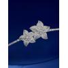 imageSWEETV Wyatt Butterfly TiaraCrowns for Women Zircon Queen Crown Wedding Tiaras for Bride Princess Tiara Headpieces Headband for Birthday Quinceanera Pageant PromTyrell Zircon Blossom