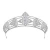 imageSWEETV Dante Enchanted Leaf TiaraCrowns for Women Zircon Queen Crown Wedding Tiaras for Bride Princess Tiara Headpieces Headband for Birthday Quinceanera Pageant PromMaxine Luxious