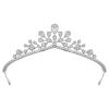 imageSWEETV Wyatt Butterfly TiaraCrowns for Women Zircon Queen Crown Wedding Tiaras for Bride Princess Tiara Headpieces Headband for Birthday Quinceanera Pageant PromClytie