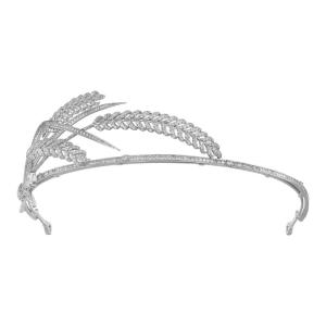 imageSWEETV Wyatt Butterfly TiaraCrowns for Women Zircon Queen Crown Wedding Tiaras for Bride Princess Tiara Headpieces Headband for Birthday Quinceanera Pageant PromAxis Radiant Ears of Wheat