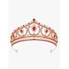 imageSWEETV Enchanted Fairytale Princess Radiance Princess Tiara Tiaras and Crowns for Women Crystal Queen Crown Rhinestone Princess Crown Headpieces Ariel CrownSnow White