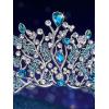 imageSWEETV Enchanted Fairytale Princess Radiance Princess Tiara Tiaras and Crowns for Women Crystal Queen Crown Rhinestone Princess Crown Headpieces Ariel CrownElsa