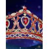 imageSWEETV Enchanted Fairytale Princess Radiance Princess Tiara Tiaras and Crowns for Women Crystal Queen Crown Rhinestone Princess Crown Headpieces Ariel CrownSnow White