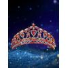 imageSWEETV Enchanted Fairytale Princess Radiance Princess Tiara Tiaras and Crowns for Women Crystal Queen Crown Rhinestone Princess Crown Headpieces Ariel CrownSnow White