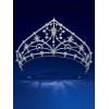 imageSWEETV Hannah Wedding TiaraCrowns for Women Zircon Queen Crown Wedding Tiaras for Bride Princess Tiara Headpieces Headband for Birthday Quinceanera Pageant PromChloe Queen