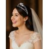 imageSWEETV Mechtilde Cubic Zirconia TiaraCrowns for Women Zircon Queen Crown Wedding Tiaras for Bride Princess Tiara Headpieces Headband for Birthday Quinceanera Pageant PromRia Ears of Wheat Zircon