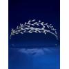 imageSWEETV Mechtilde Cubic Zirconia TiaraCrowns for Women Zircon Queen Crown Wedding Tiaras for Bride Princess Tiara Headpieces Headband for Birthday Quinceanera Pageant PromIsla Laurel Vine Zircon