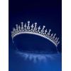 imageSWEETV Mechtilde Cubic Zirconia TiaraCrowns for Women Zircon Queen Crown Wedding Tiaras for Bride Princess Tiara Headpieces Headband for Birthday Quinceanera Pageant PromOllie Radiant Zircon