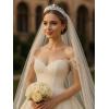 imageSWEETV Mechtilde Cubic Zirconia TiaraCrowns for Women Zircon Queen Crown Wedding Tiaras for Bride Princess Tiara Headpieces Headband for Birthday Quinceanera Pageant PromMechtilde