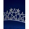 imageSWEETV Mechtilde Cubic Zirconia TiaraCrowns for Women Zircon Queen Crown Wedding Tiaras for Bride Princess Tiara Headpieces Headband for Birthday Quinceanera Pageant PromEryn Celestial Star