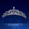imageSWEETV Mechtilde Cubic Zirconia TiaraCrowns for Women Zircon Queen Crown Wedding Tiaras for Bride Princess Tiara Headpieces Headband for Birthday Quinceanera Pageant PromEliot Royal Heart