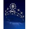 imageSWEETV Princess Pearl TiaraCrowns for Women Zircon Queen Crown Wedding Tiaras for Bride Princess Tiara Headpieces Headband for Birthday Quinceanera Pageant PromChloe Moon