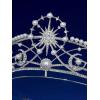 imageSWEETV Princess Pearl TiaraCrowns for Women Zircon Queen Crown Wedding Tiaras for Bride Princess Tiara Headpieces Headband for Birthday Quinceanera Pageant PromChloe Stars