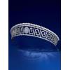 imageSWEETV Princess Pearl TiaraCrowns for Women Zircon Queen Crown Wedding Tiaras for Bride Princess Tiara Headpieces Headband for Birthday Quinceanera Pageant PromPrincess Pearl