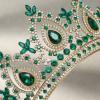 imageSWEETV Queen Crown for WomenWedding Tiara for BridePrincess TiaraQuinceanera Pageant Crown DiademGreen