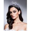 imageSWEETV Queen Crown for WomenWedding Tiara for BridePrincess TiaraQuinceanera Pageant Crown DiademLavender