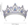 imageSWEETV Queen Crown for WomenWedding Tiara for BridePrincess TiaraQuinceanera Pageant Crown DiademLavender