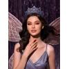 imageSWEETV Queen Crown for WomenWedding Tiara for BridePrincess TiaraQuinceanera Pageant Crown DiademLavender