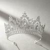 imageSWEETV Queen Crown for WomenWedding Tiara for BridePrincess TiaraQuinceanera Pageant Crown DiademSilver