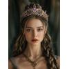 imageSWEETV War of the Gods Mythology Crown for Women and Men Mens Tiara Medieval Headband Sliver Tiaras for Men Headpiece Hair Accessory for Prom Cosplay Zeus Crown05Hades