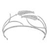 imageSWEETV Mechtilde Cubic Zirconia TiaraCrowns for Women Zircon Queen Crown Wedding Tiaras for Bride Princess Tiara Headpieces Headband for Birthday Quinceanera Pageant PromRia Ears of Wheat Zircon