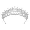 imageSWEETV Princess Pearl TiaraCrowns for Women Zircon Queen Crown Wedding Tiaras for Bride Princess Tiara Headpieces Headband for Birthday Quinceanera Pageant PromSinead Zircon