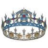 imageSWEETV War of the Gods Mythology Crown for Women and Men Mens Tiara Medieval Headband Sliver Tiaras for Men Headpiece Hair Accessory for Prom Cosplay Zeus Crown01ZeusSilver
