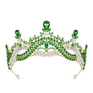 imageSWEETV Enchanted Fairytale Princess Radiance Princess Tiara Tiaras and Crowns for Women Crystal Queen Crown Rhinestone Princess Crown Headpieces Ariel CrownAriel