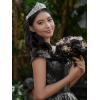 imageSWEETV Anastasia Tiaras and Crowns for Women Wedding Tiara for Bride Rhinestone Queen Crown Silver Crystal Princess Headpieces for Prom Costume PartySilver