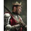 imageSWEETV Fleurdelis King Crown for Men Royal Prince Tiara Headwear for Medieval RoyalcoreKnightVikingHalloween CostumeStyle1 Goldred
