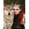 imageSWEETV King Crown for Men Crown for Male Antique Silver Mens Tiara Prince Diadem Royal Medieval Costume Hair Accessories for Cosplay Birthday Knight HalloweenWolf